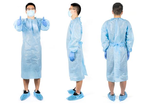 Non Woven Blue Color Non Woven Sterile Isolation Visitor Disposable Dressing