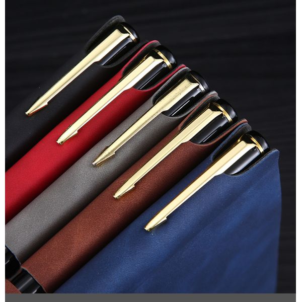 Thread Sewing A5 Custom Logo Diary Planner Notebook for Business Professionals in 2021