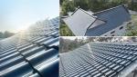 50W Solar Roof Curve Tile T Type Thin Film Photovoltaic Solar Energy System