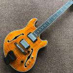 Wholesale and retail Big John music instrument new customized natural hollow