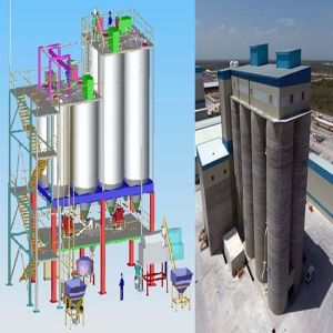 50tpd Mixing Material Glass Batch Plant Automatic Weighing System