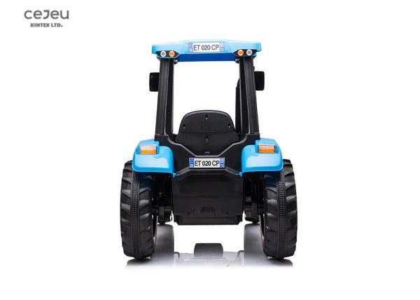 6 Km/Hr Plastic Ride On Tractor New Holland T7 Blue Ride On Tractor And Trailer