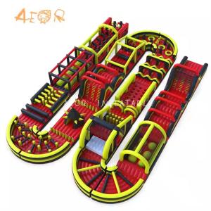 China Commercial Inflatable Obstacle Adult Competition Inflatable Obstacle Course Team Activity Challenge Inflatable Obstacle factory