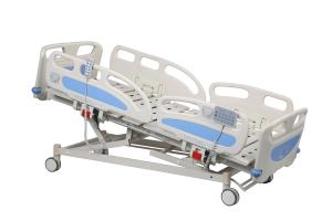 China ABS Head And Foot Board Electric ICU Hospital Bed For First Aid Room factory