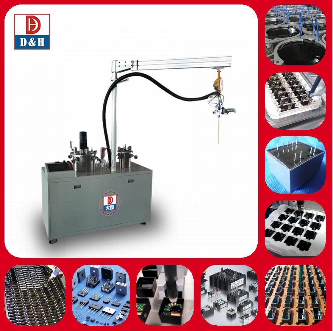 Pallet Packaging Type AB Glue Mixing Machine with Speed Metering and Resin Dispenser
