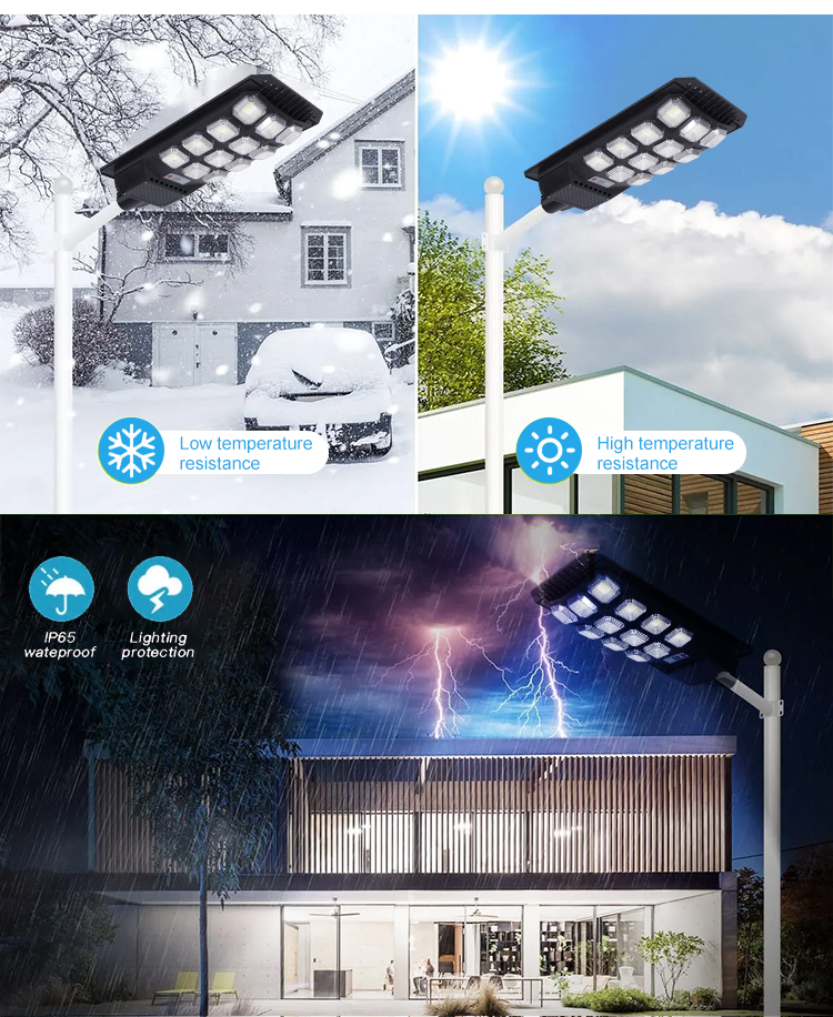 Professional Design Outdoor Ip65 ABS 200w 300w 400w 500w 600w Integrated All In One Solar Led Street Light
