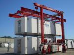 Rubber Tyred Container Gantry Crane 50t Seaport For Lifting 20/40feets