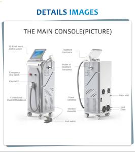 China Safety Painless 808nm Laser Hair Removal Machine For Woman'S Face / Armpit factory