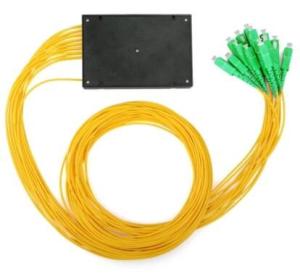 China SC APC 1x16 PLC Splitter , Optical Cable Splitter ABS Module factory
