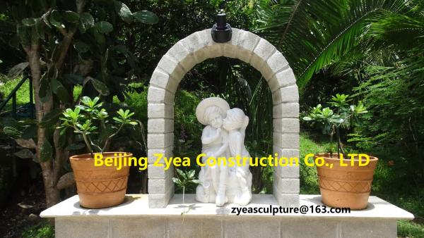 Italian Garden white marble statues, nature stone park sculptures ,China stone