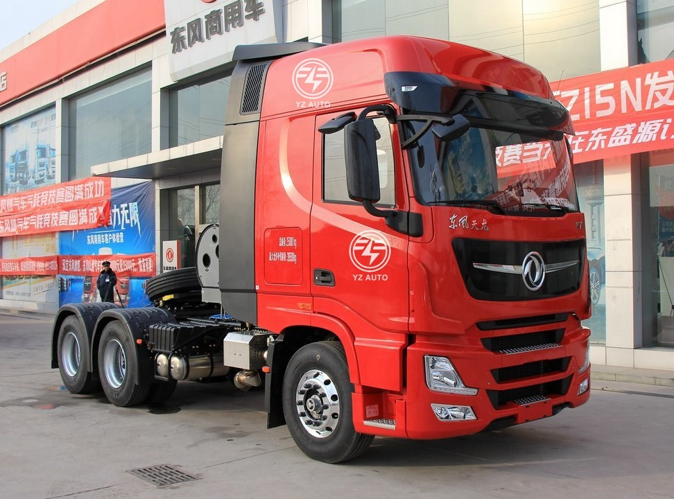 Dongfeng 500HP 6*4 Heavy Duty Tractor Trailer Truck with Mini Diesel/CNG/LNG Engine
