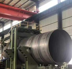 China 5mm-25.4mm Mill Test Certificate SSAW Steel Pipe For Heavy Machinery Equipment factory