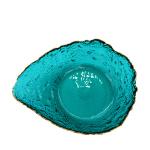 Irregular shaped Colored Creative Glass Charger Plates