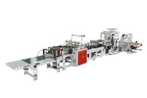 China Side Sealing Zipper Bag Making Machine 100pcs min 10.5kw on sale