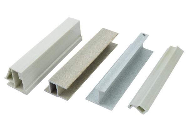 Durable FRP Shaped Profiles Fiberglass Window And Door Frame Profile For