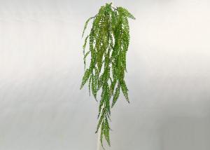 China Lifelike 89cm Green Plastic Artificial Hanging Plants factory