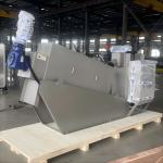 Stainless Steel Automatic Dewatering Screw Press Machine Multi Disc Screw Press
