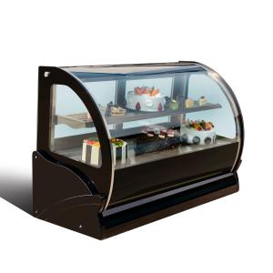 China CT530A Single Temperature Curved Glass Refrigerated Bakery Display Case 130L on sale