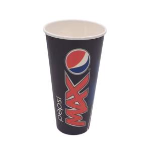 China 22 Oz Water Based Lining Cold Paper Cups Compostable Custom Printed factory