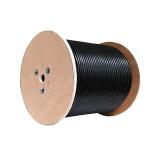 24 AWG 100MHz CAT5E FTP CAT5E Cable Outdoor PE 0.47mm Solid Copper Pass Fluke