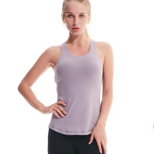 Breathable High Impact Longline Sports Bra Velour Fabric Padded