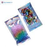 Food Waterproof Moisture Proof Mylar Bags Custom With Zipper Holographic