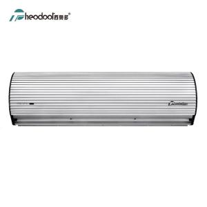 China 2024New Arc Shape Aluminum Cooling Air Curtain For Ventilation Commercial Buildings 20m/s factory