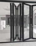 Slim Frame Aluminum Folding Door Modern Style Aluminum Accordion Door