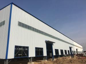 China Galvanized Steel Structure Warehouse C Section Stable Grade 9 Earthquake Proof factory