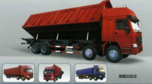China sinotruk howo 8x4 side dump /tipper truck factory