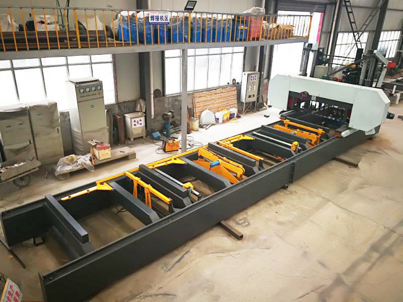 Hydraulic Automatic CNC Bandsaw Machine, Big band saw mills to cutting board wood