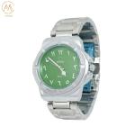 Silver Bezel Color Modern Stylish Quartz Wrist Watch with Sleek Design and