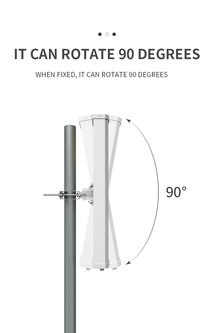4G LTE Base Station Antenna 2300MHz for External Panel Communication in Greg Color
