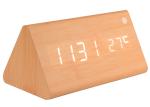New wooden LED Alarm Clock,despertador Temperature Sounds Control LED display