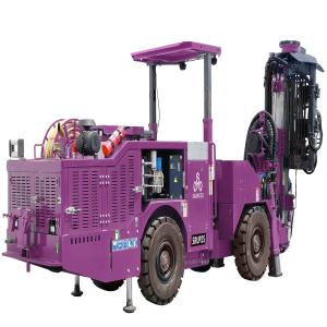 China Tunneling Borehole Drilling Rig Machinery Underground Jumbo Hydraulic Rock Drilling Rig factory