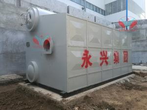 China Safety value small size water tube oil gas steam boiler with quality assured for Garment Factory factory