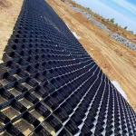10cm Height Hdpe Geocell Driveway Grid Yellow Color