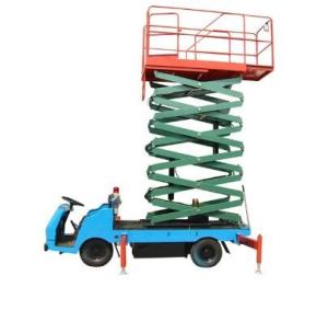 China 6M 450kg Portable Pneumatic Truck Mounted Scissor Lift factory