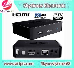China MAG 254 IPTV OTT Set Top Box Internet TV STB with Wifi Adapter MAG254 factory
