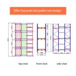 1000kgs Weight Capacity Pallet Storage Shelving for Green Industrial Up to 5