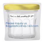 Customized Shaped Food Container Bag Mason Bottle Modeling Zippers Storage