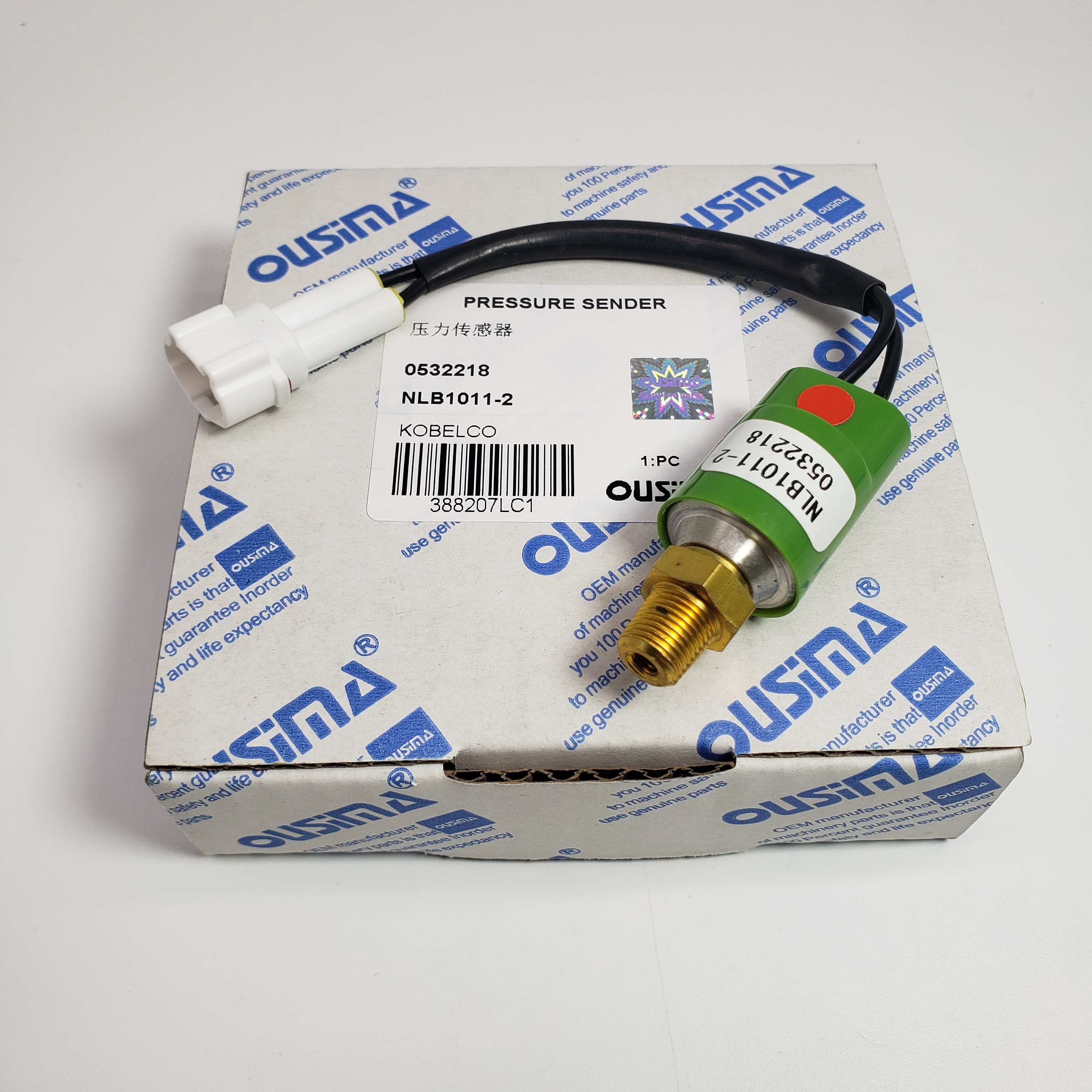 Pressure Sensor Switch 0532218 NLB1011-2 For Kobelco Excavator