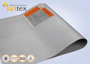 China Silicone coated fiberglass fabric silicone fiberglass cloth for Fire doors, fire curtains, welding &amp; fire blankets factory