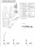 5 Steps 1.35mm FRB Stainless Steel Swimming Pool Ladder