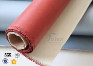 China 700Gsm 0.7mm Silicone Coated High Silica Fabric 800℃ Electrical Insulation factory