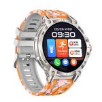 Zinc Alloy Round Shape Calling Smartwatch With Bluetooth And Sports Modes