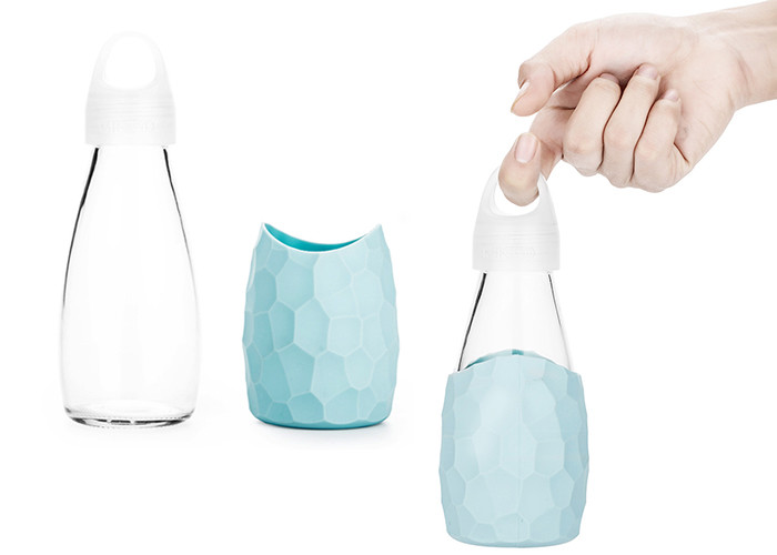 Kids Unbreakable Glass Water Bottle / Portable Glass Water Bottle