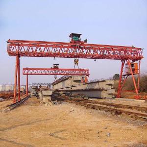 China 50/10 Ton Double Beam Gantry Crane Truessed Type Cabin Control factory