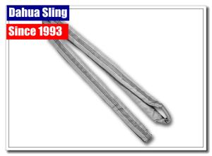 China Grey Polyester Round Slings Endless Type , One Way Soft Round Sling High Strength factory