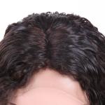 Natural Looking Virgin Hair Lace Wigs / Short Full Lace Human Hair Bob Wigs